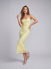 Lace slip maxi dress