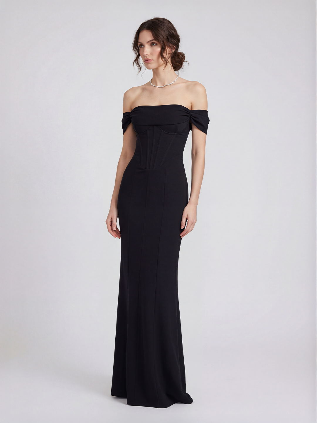 Corset Off-shoulder Dress