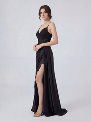 Fitted Long Floral Dress